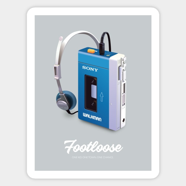 Footloose - Alternative Movie Poster Sticker by MoviePosterBoy